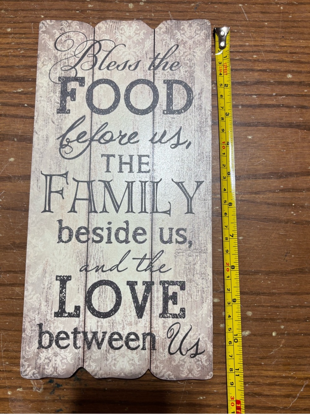 Blessed Family Home Decor Wood Sign